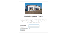 Tablet Screenshot of hagebo-teamsport.de